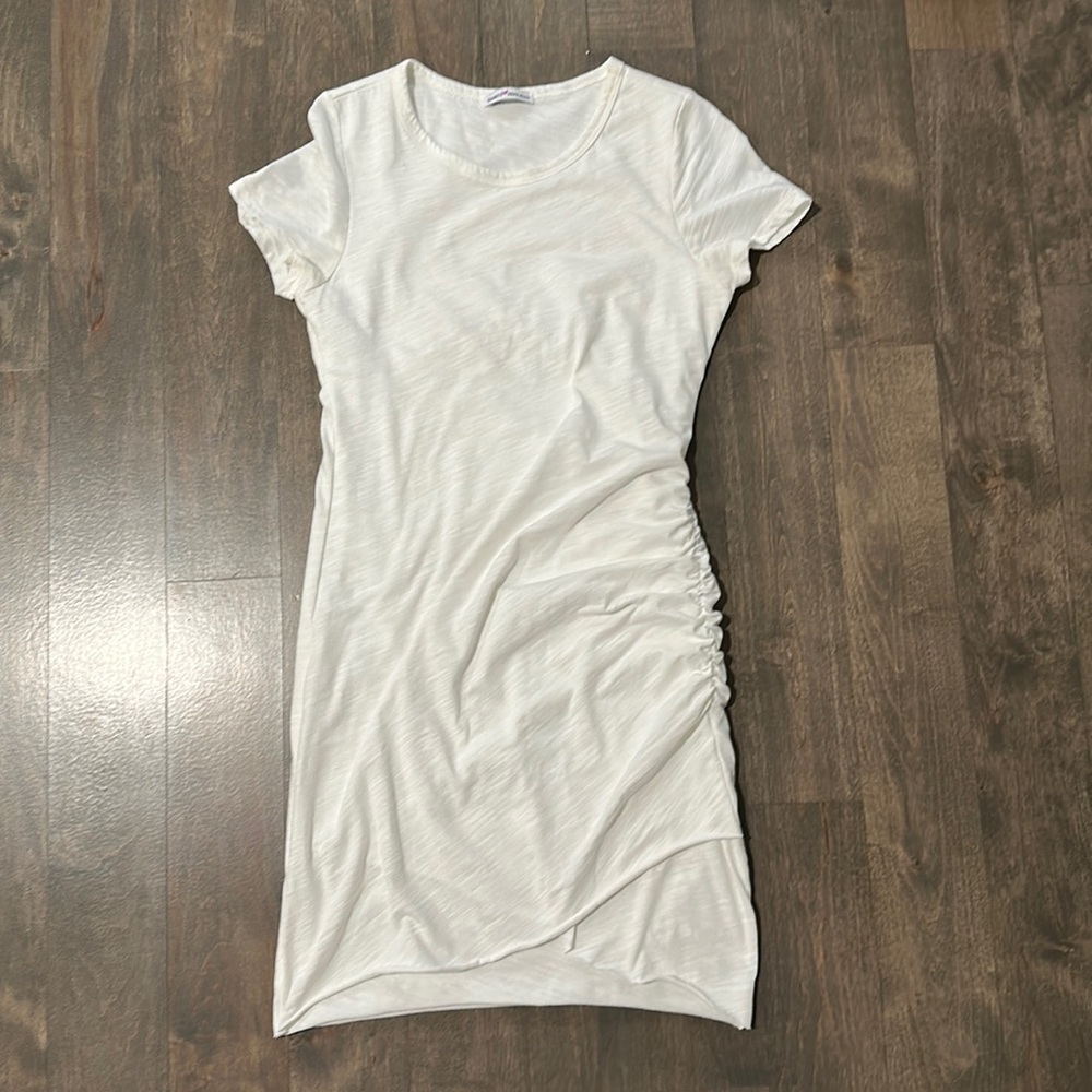 White mini dress